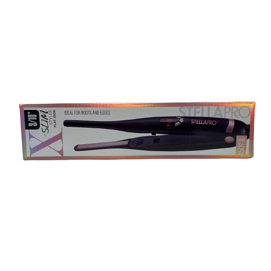X-Slim 3/10" Styler Flat Iron Ultra Thin Flat Iron 450F Max Dual Voltage