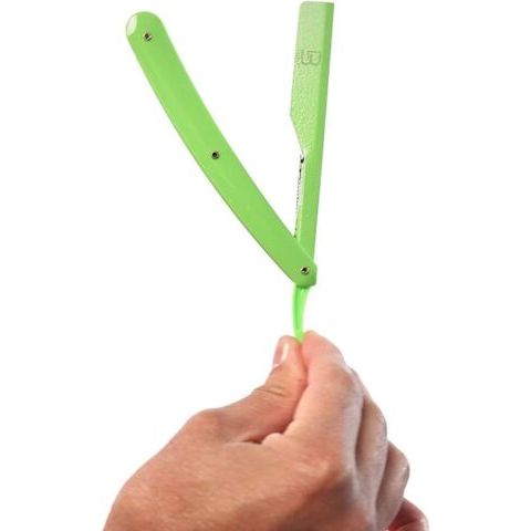 Level 3 Straight Razor Holder Black & Green