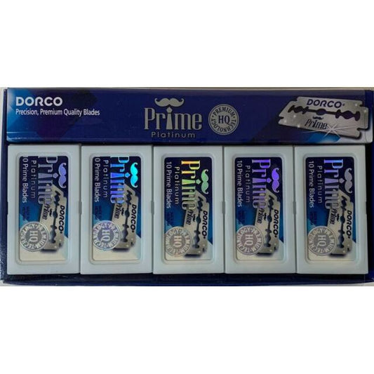 Dorco Prime Platinum Double Edge Blades STP301 100 Blades