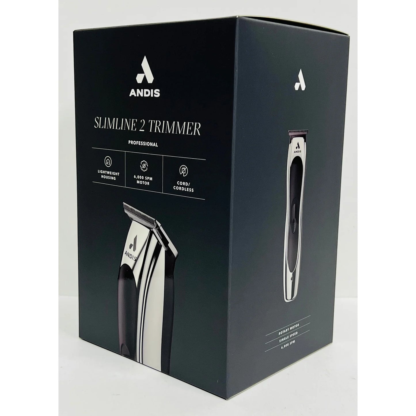 Andis #24800 Slimline 2 Trimmer Lightweight Housing 6000 SPM Motor Cord/Cordless