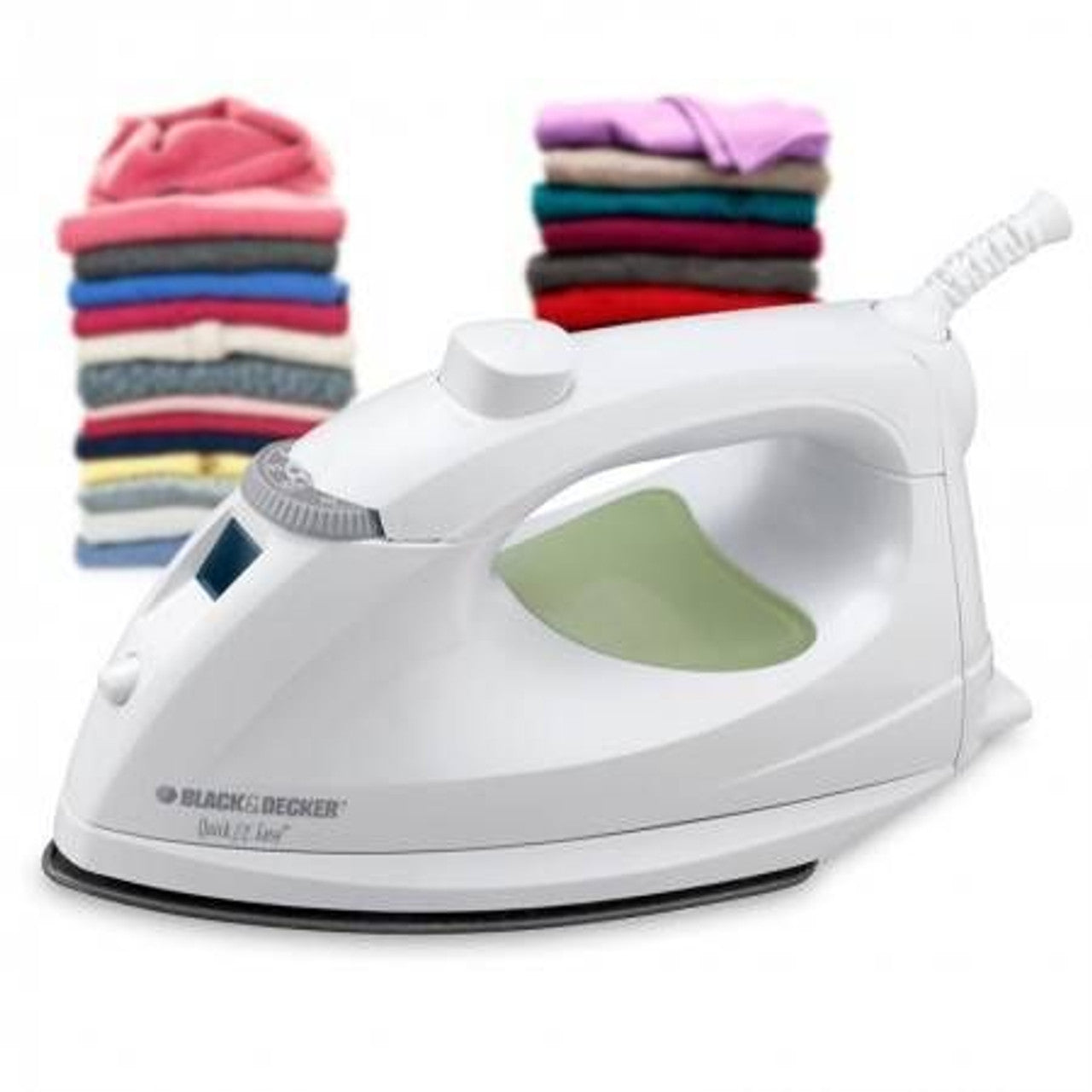 Black & Decker Quick n Easy Iron Smart Steam Tech 360 Pivoting Cord Vapor Steam