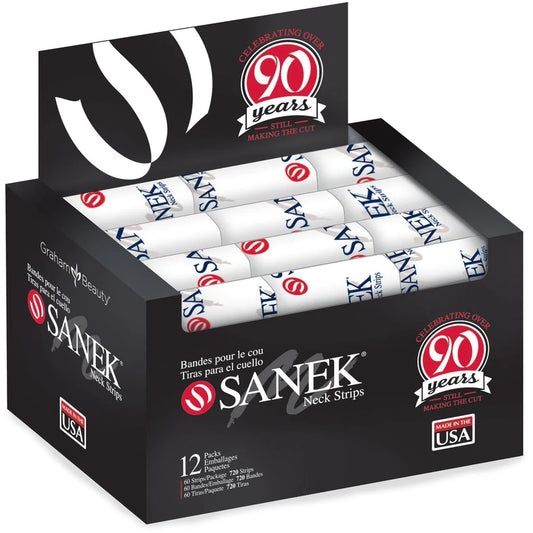 Sanek Neck Strips 12 Pack 60 Strips/Package - 720 Strips Total