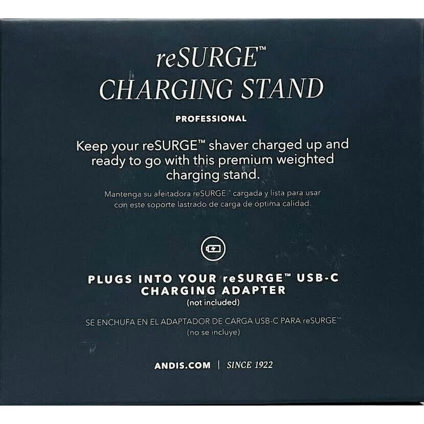 Andis #17325 reSurge Charging Stand USB-C Adapter Plugs Into reSurge Shaver
