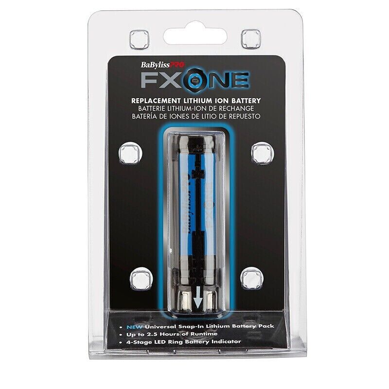 BabylissPRO FXOne Replacement Lithium Ion Battery Universal Snap-In 2.5h Runtime
