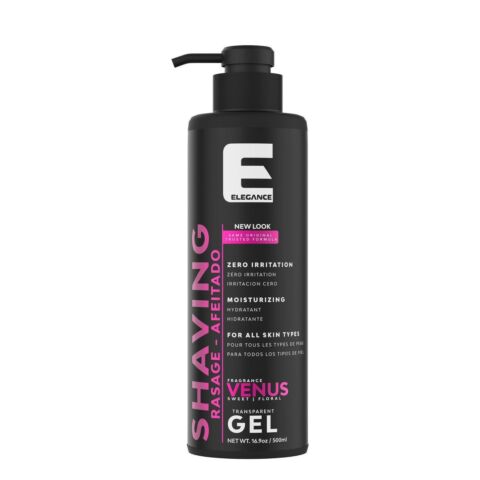 Elegance Shaving Transparent Gel Moisturizing 16.9 OZ. Earth, Venus, or Jupiter