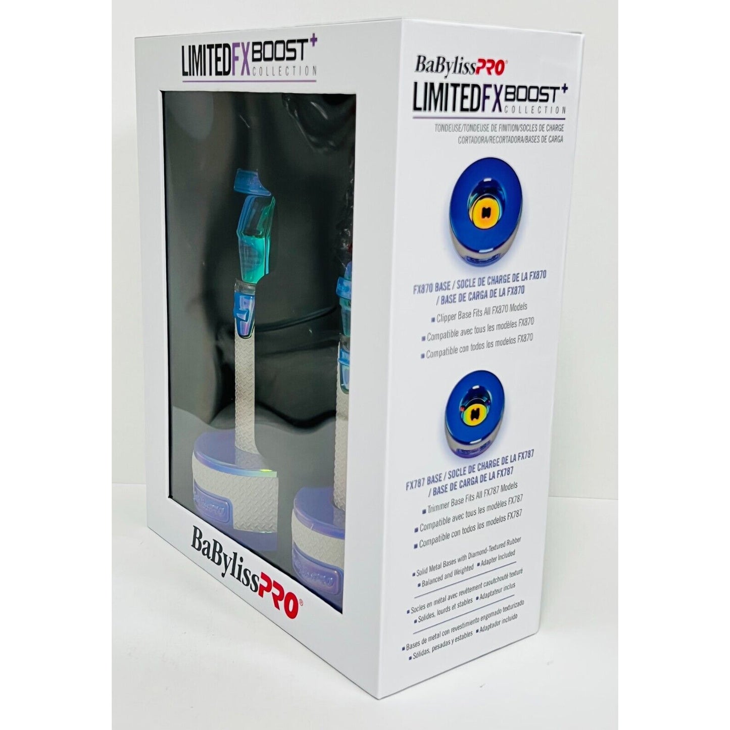 BaBylissPRO Chameleon BoostFX Limited Edition Clipper & Trimmer w/ Charging Base