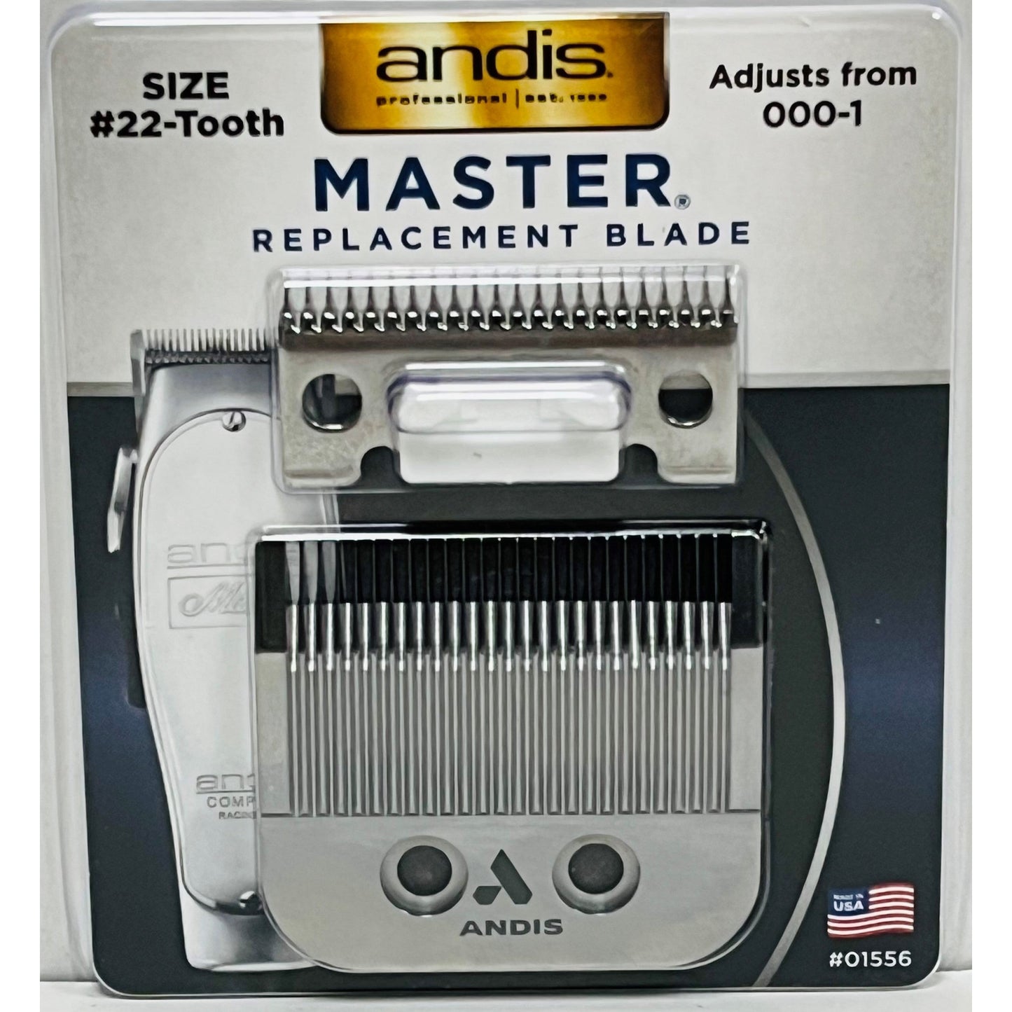 Andis #01513/#01556 Master Replacement Blade #28/#29-Tooth Made In USA