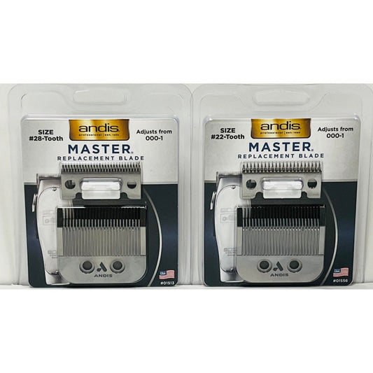 Andis #01513/#01556 Master Replacement Blade #28/#29-Tooth Made In USA