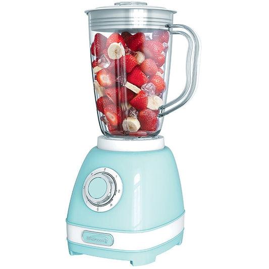Brentwood JB-330BL 2-Speed Retro Blender w/ Pulse Blender 50oz Plastic Jar