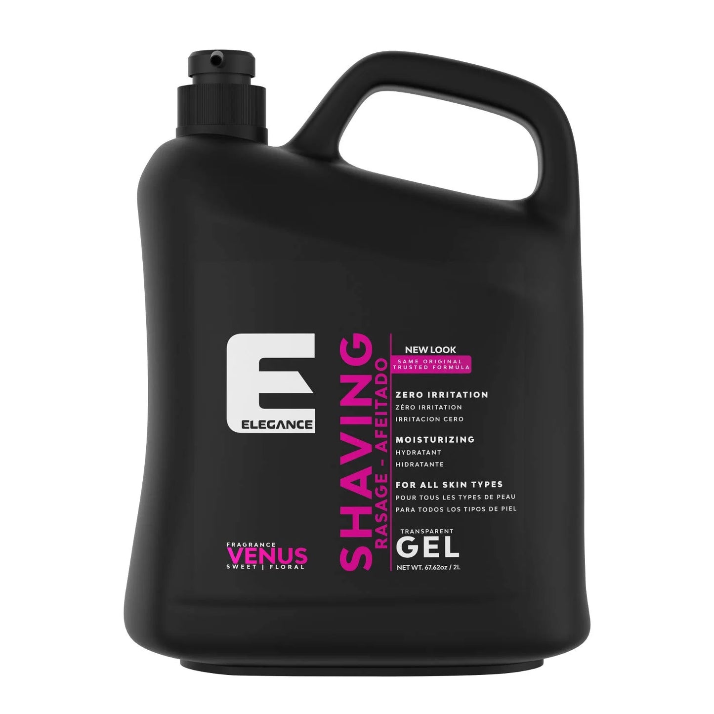 Elegance Shaving Gel Zero Irritation Moisturizing 2L - Venus, Earth, Jupiter