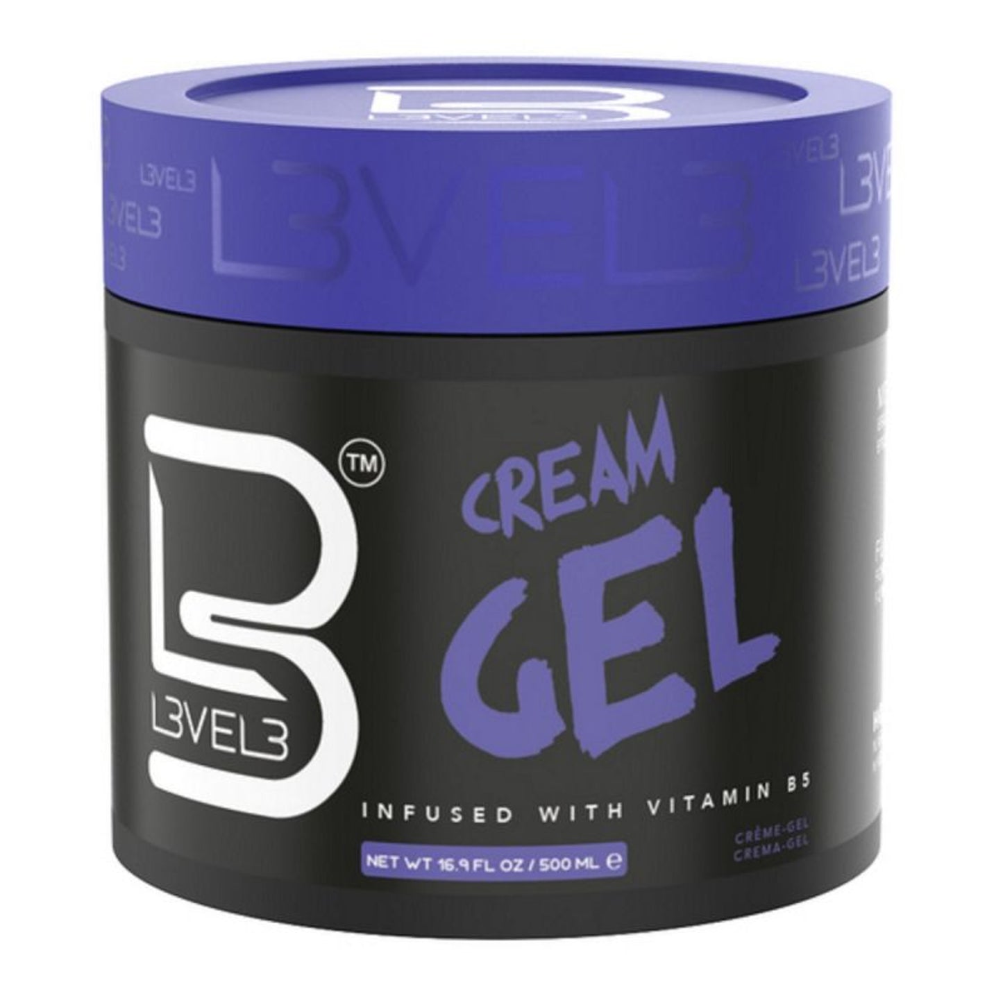 Level 3 Cream Gel Infused with Vitamin B5 Hold Level 2 250/500/1000ml
