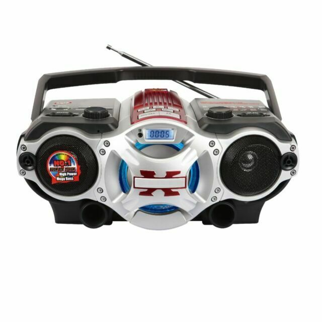 Supersonic SC-1495BT Portable MP3 Audio Player + Bluetooth + USB/SD/AUX