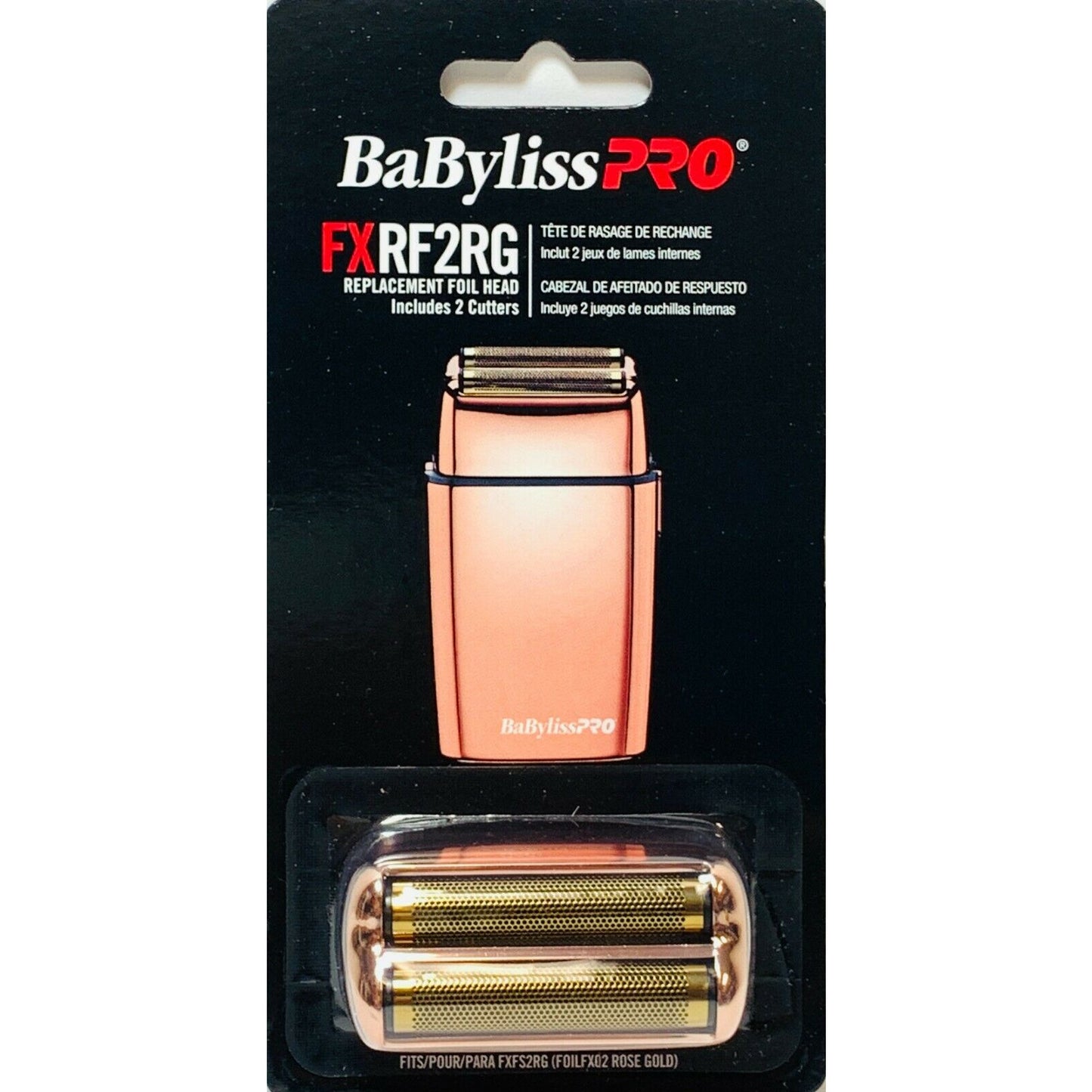 BaByliss PRO FXRF2RG Replacement Double Foil Head & Cutters for Rose Gold Shaver