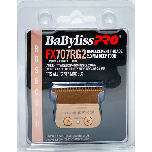 BaByliss PRO FX707RG2 Replacement GoldFX Skeleton T-Blade 2.0mm Deep Tooth