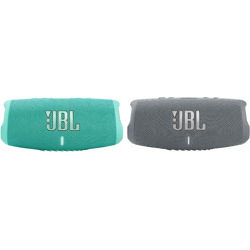 JBL Charge 5 Portable PartyBoost Waterproof Bluetooth Speaker Teal or Gray