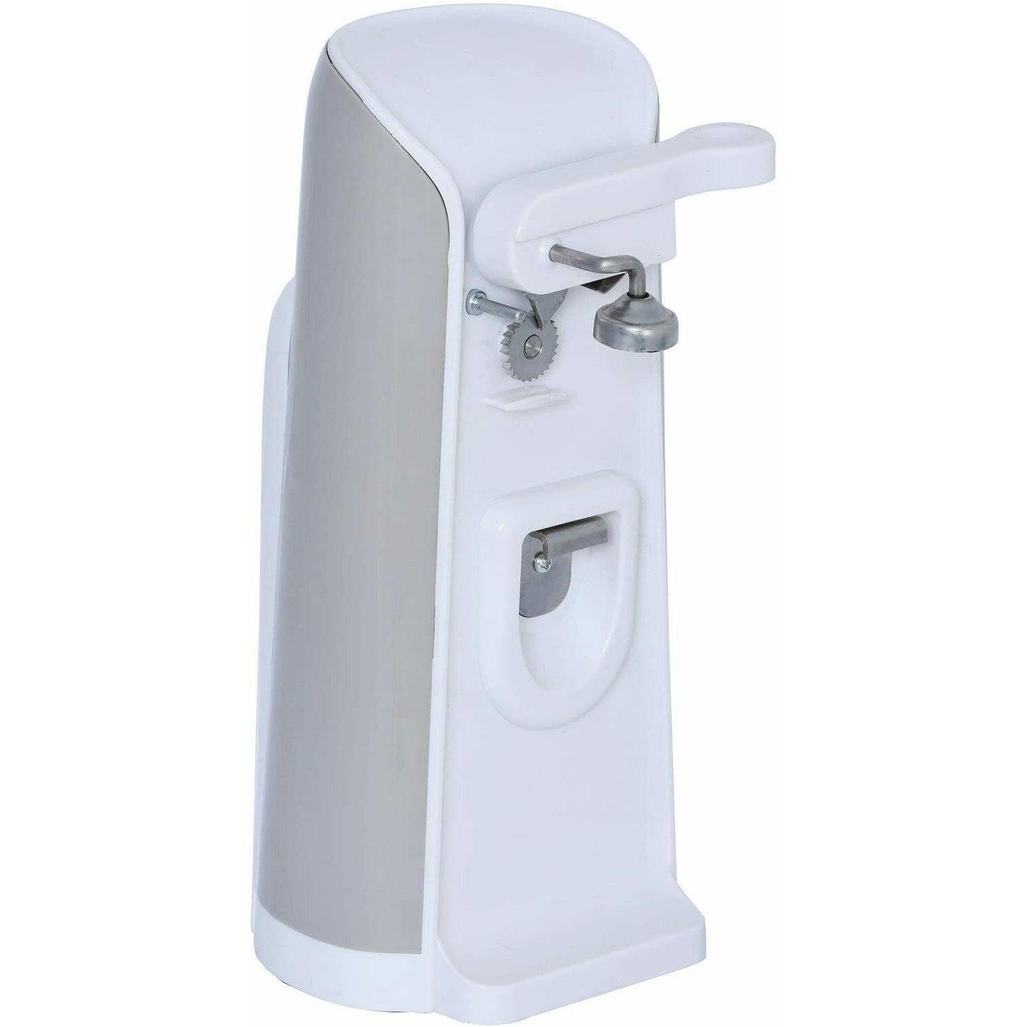 Brentwood J-30W Electric Automatic Can Opener with Knife Sharpener White