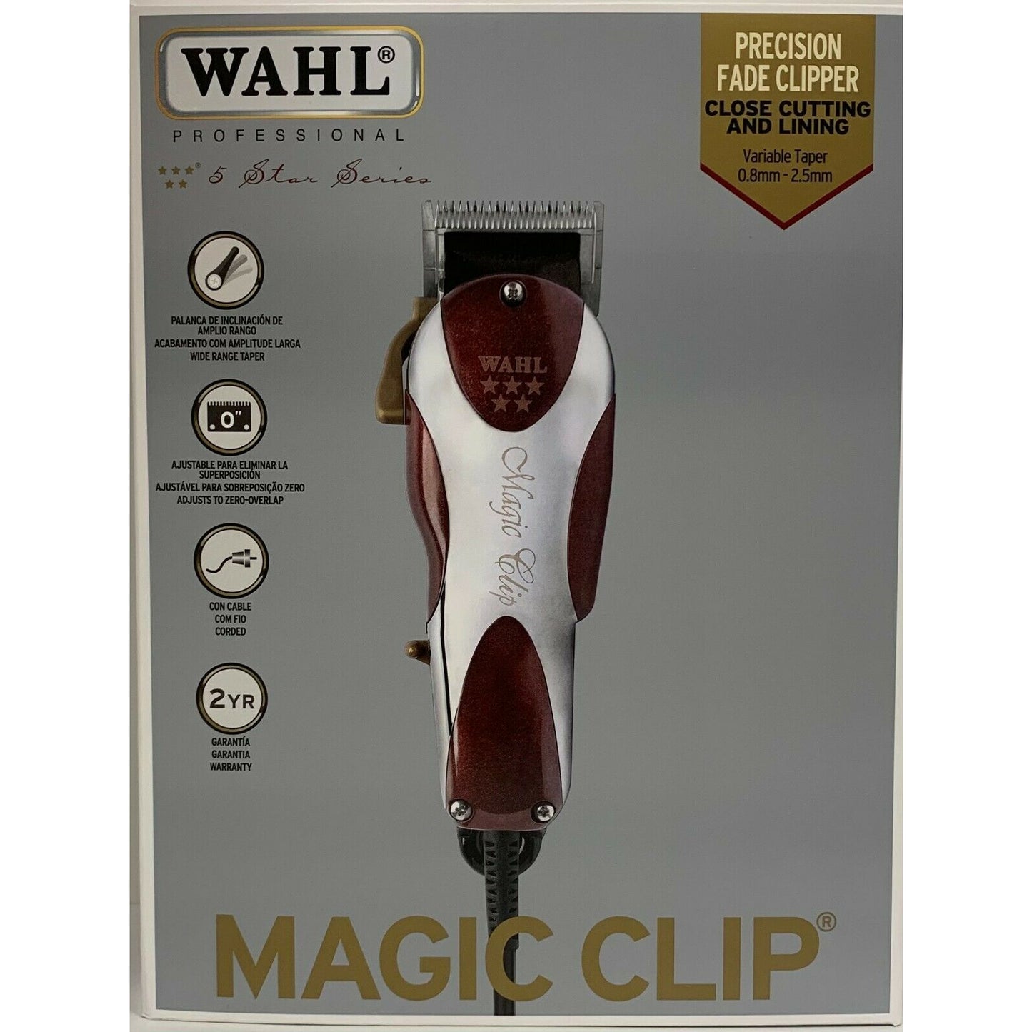 Wahl Professional 8451-308 5-Star Series Magic Clip Corded Precision Fade