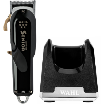Wahl 8504 & 3801 5-Star Series Cordless Senior Clipper & Cordless Charging Stand