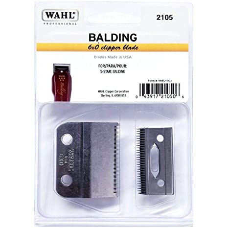 Wahl 6X0 Balding Clipper Replacement Blade For 5-Star Balding Clipper #2105