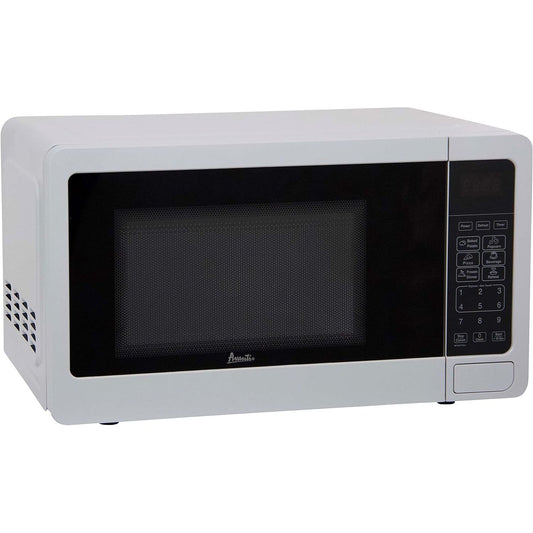 Avanti MT7V0W Microwave Oven 700W Compact 6 Pre Cook Settings Speed Defrost Glass Turntable White
