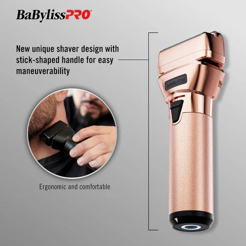 BaBylissPRO FX79FSRG RoseFX FXOne All-Metal Interchangeable-Battery Shaver