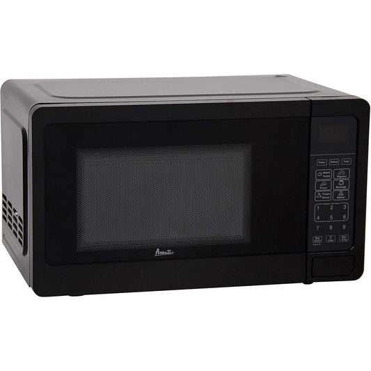 Avanti MT7V1B Microwave Oven 700W Compact 6 Pre Cook Settings Glass Turntable Black
