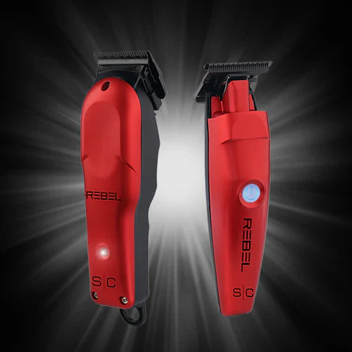 StyleCraft Rebel Clipper & Trimmer Combo Red