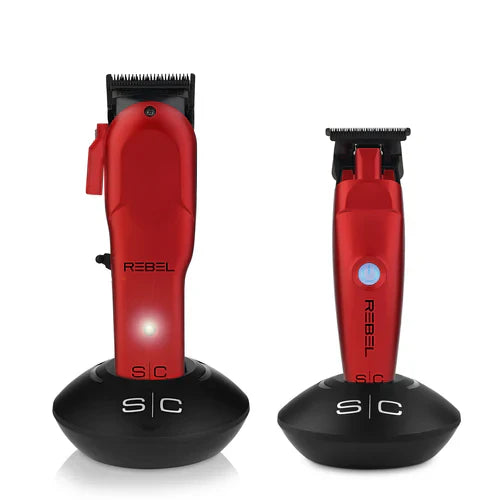 StyleCraft Rebel Clipper & Trimmer Combo Red