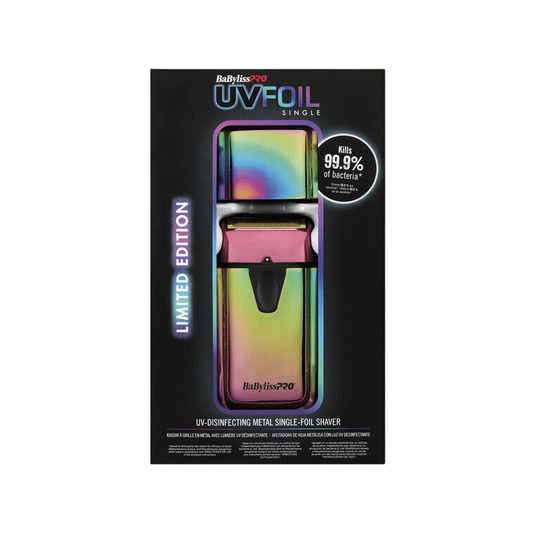 BaBylissPRO FXLFS1RB UVFoil UV-Disinfecting Metal Single-Foil Shaver