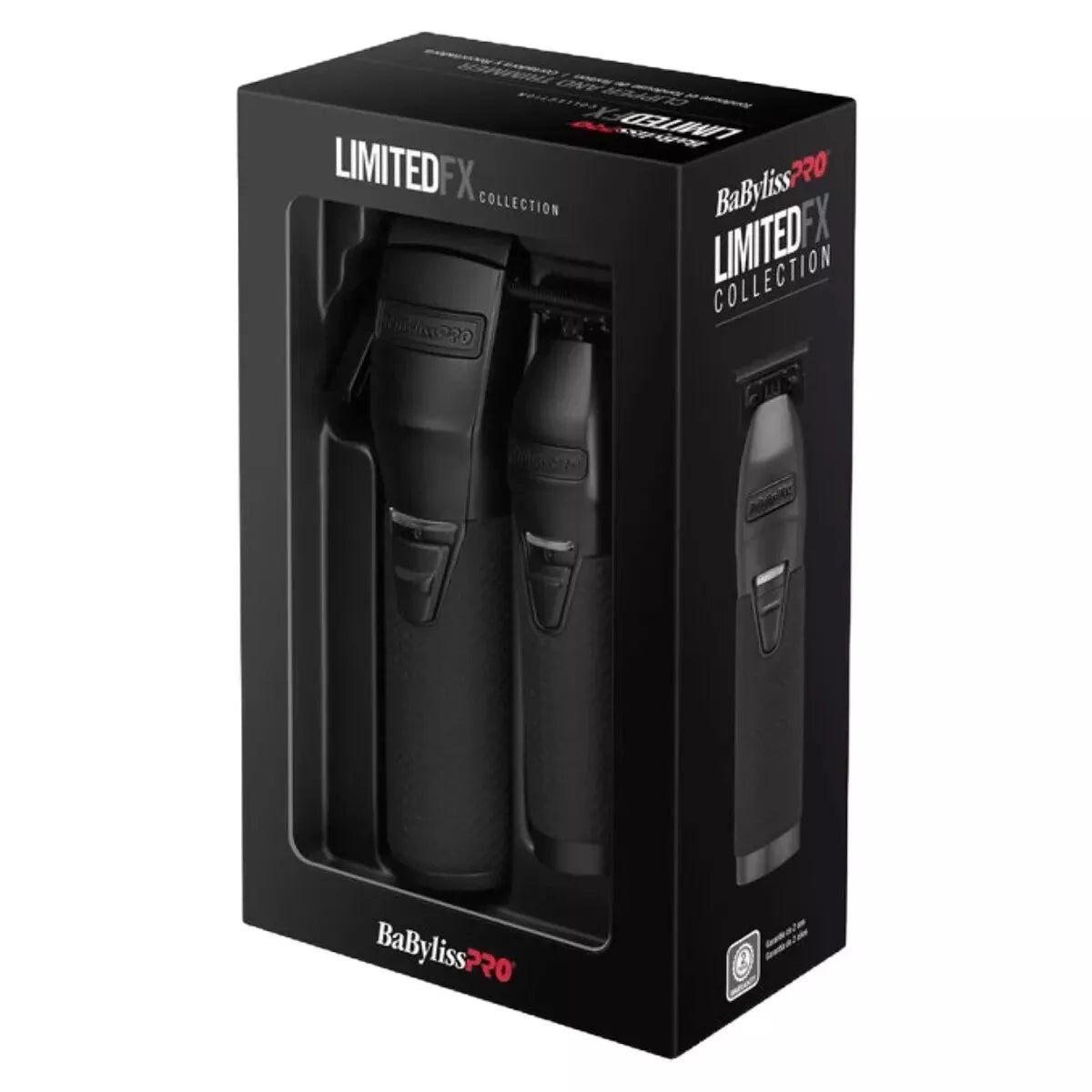 BaBylissPRO FXDUOCTMB LimitedFX Clipper & Trimmer Matte Black Collection