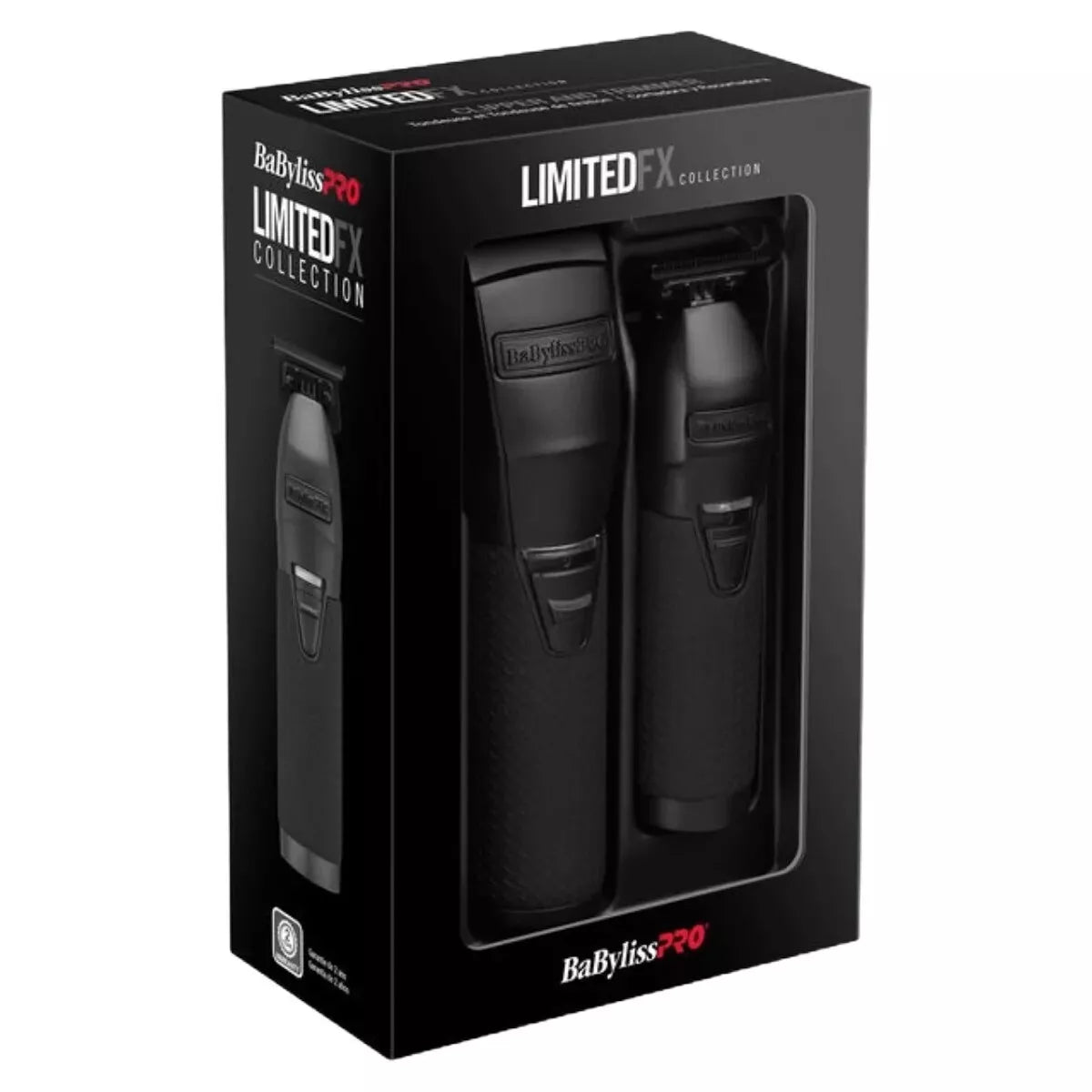 BaBylissPRO FXDUOCTMB LimitedFX Clipper & Trimmer Matte Black Collection