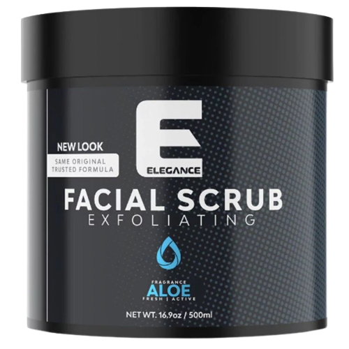 Elegance Exfoliating Facial Scrub 16.9oz Aloe, Mint, Herbs Fresh & Active