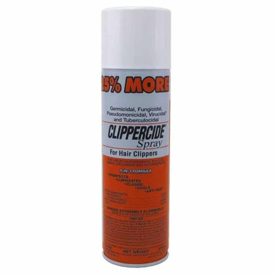 Clippercide Spray for Hair Clippers Disinfects 5 in 1 Clean Cool Lubricates 15oz