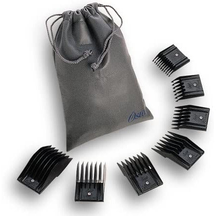 Oster Universal Comb Attachment 7 Piece Comb & Pouch To Store Comb