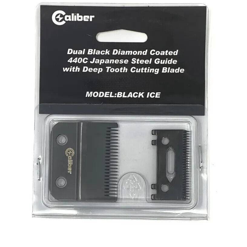 CALIBER BLACK ICE COATED 440C JAPANESE STEEL GUIDE w/ DEEP TOOTH CUTTING BLADE