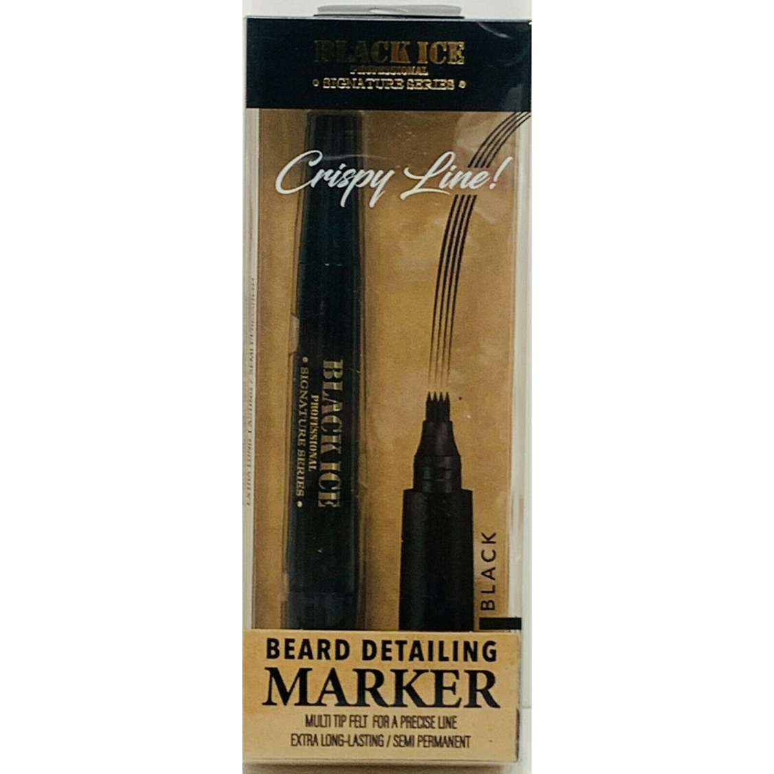 BLACK ICE BEARD DETAILING MARKER-BLACK