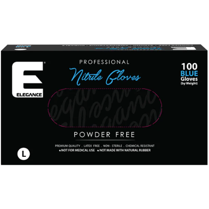 Elegance Nitrile Gloves Powder Free Latex-Free Non-Sterile Strong 100 Pack