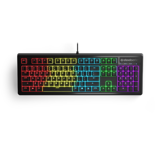 SteelSeries Apex 150 RGB Gaming Keyboard Splash Resistant Prism Lighting Espanol