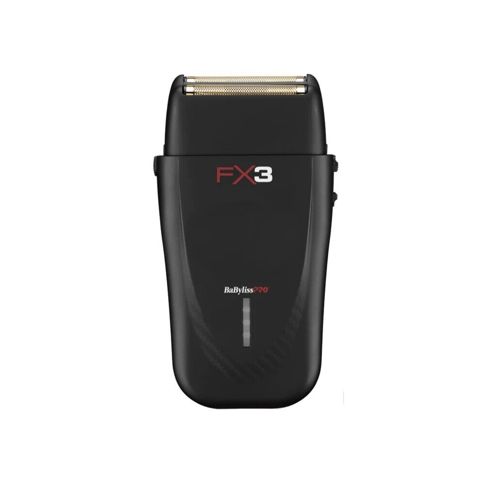 BabylissPRO FXX3SB FX3 High Speed Double Foil Cordless Ergonomic Shaver Black