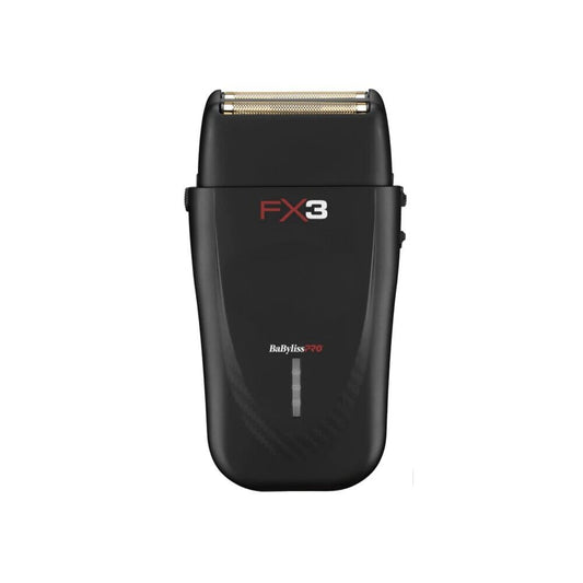 BabylissPRO FXX3SB FX3 High Speed Double Foil Cordless Ergonomic Shaver Black