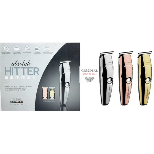 Gamma+ Absolute Hitter HCGPAHTS Cordless Hair Trimmer with Custom Body Kits