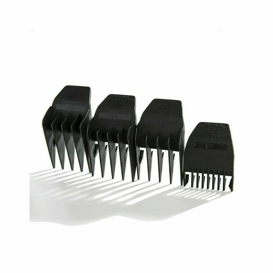 Wahl Peanut Guides Comb Attachments Black 4 Piece Set Peanut 3166