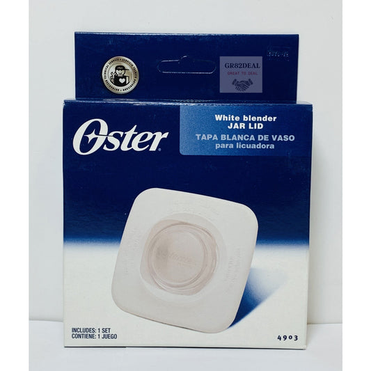 New Oster 4903 White Blender Jar Lid Genuine Original Manufacture Parts