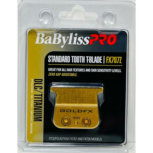 BaByliss Pro FX707Z Gold Replacement Outlining Trimmer Blade for Skeleton FX787G