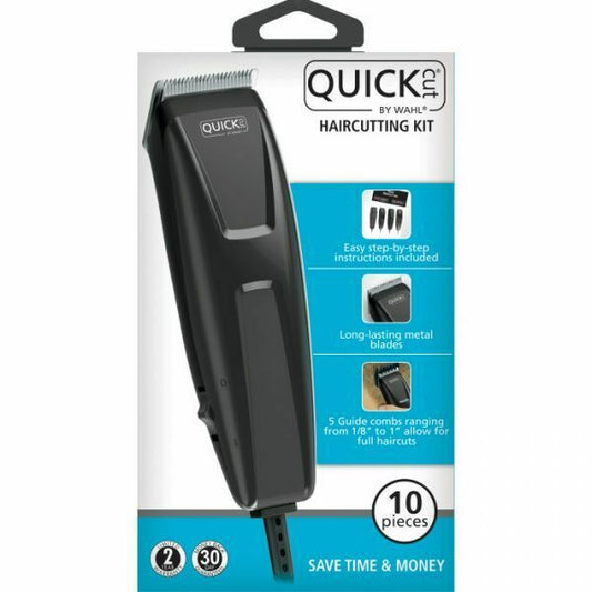 Wahl #9314-300 Quick Cut 10 Piece Hair Cutting Kit Trimmer Clipper