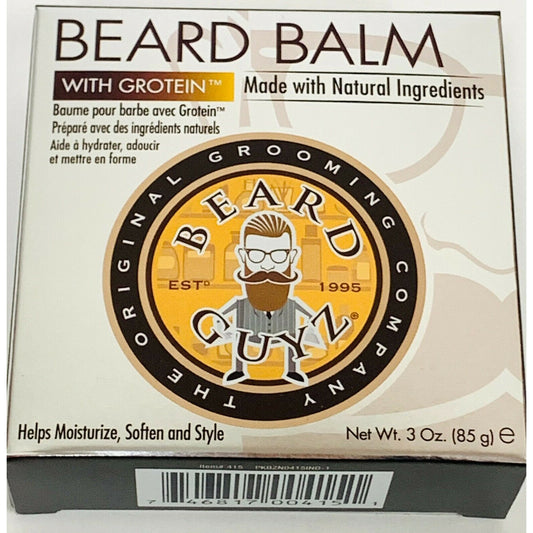 Beard Guyz Beard Balm with Grotein Natural Ingredients 3 oz / 85g