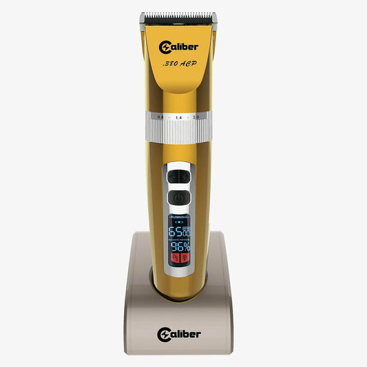 Caliber .380 ACP Gold Detachable Adjustable Professional Hair Clipper 100-240V