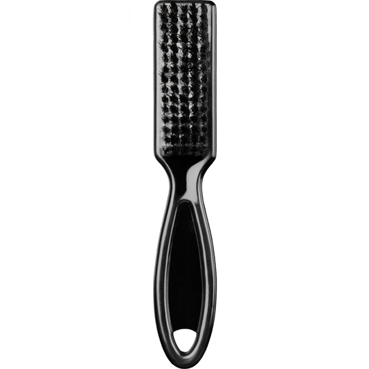 Black Ice Blade Brush Nylon Bristle Barber Stylist Clipper Trimmer Brush