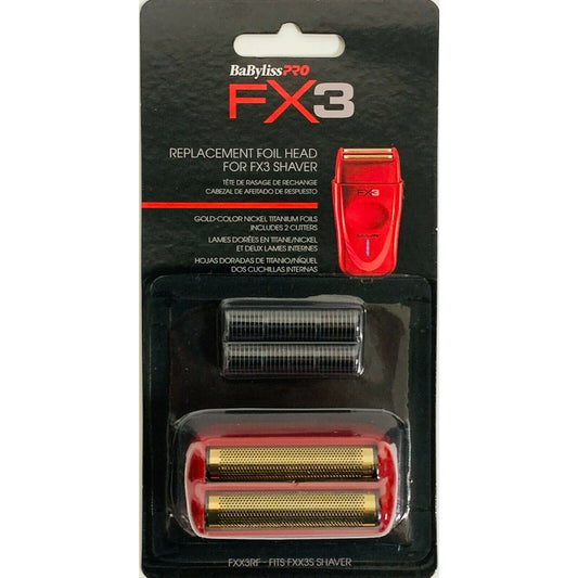 BaByliss PRO FXX3RF FX3 Replacement Foil Head With 2 Cutters For FX3 Shaver