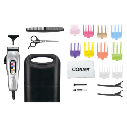 Conair HC408R Number Cut Home Haircut Kit 20 Piece Set